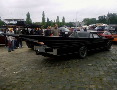 Car inspired by the Batmobile